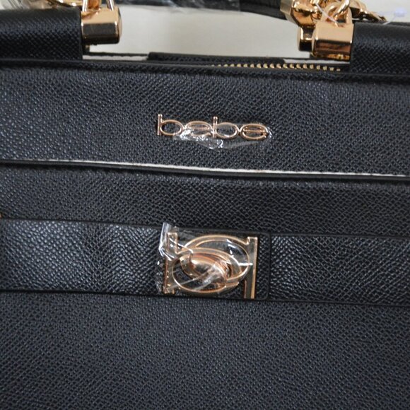 bebe Alex Small Satchel With Credit Card Organizer NWT - Picture 2 of 13